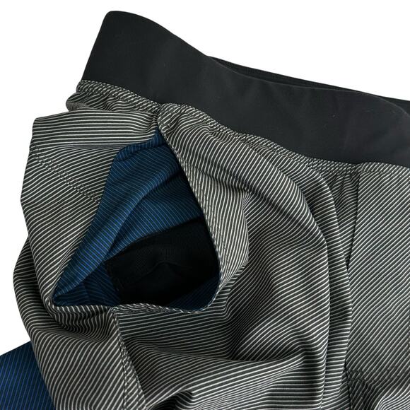 Lululemon Short Mens Medium Gray Train To Beach Stretch Lined Swim Trunks Size M - Picture 4 of 12